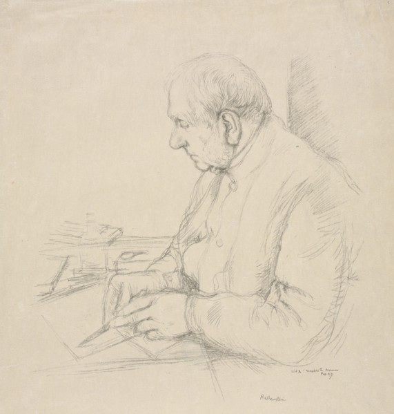 Sir Francis Seymour Haden, 1897. Creator: William Rothenstein (British, 1872-1945).