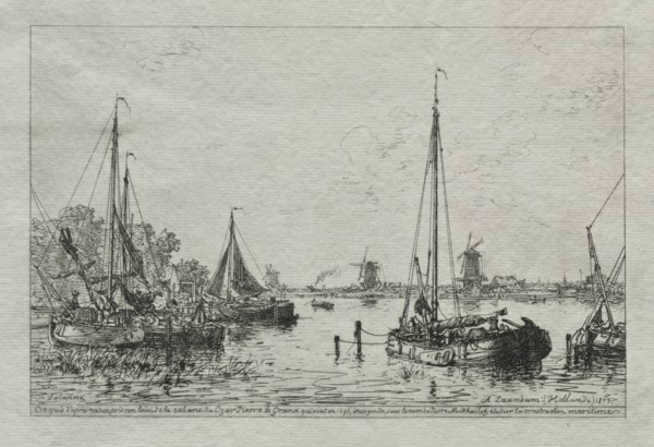 Sketch from Nature, 1877. Creator: Maxime Lalanne (French, 1827-1886).