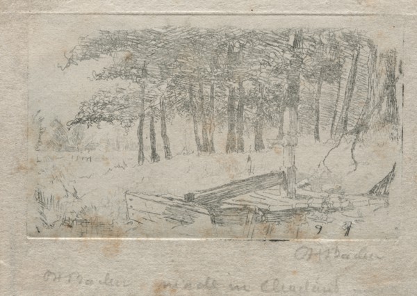 Sketch from Nature, 1879. Creator: Otto H. Bacher (American, 1856-1909).