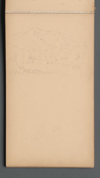 Sketchbook, page 08: Carter Mountian (?), 1859. Creator: Sanford Robinson Gifford (American, 1823-1880).