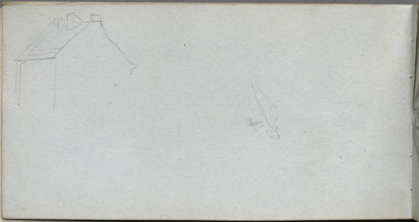 Sketchbook, page 54: Architecture Study. Creator: Ernest Meissonier (French, 1815-1891).