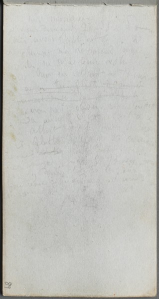 Sketchbook, page 89: Notes. Creator: Ernest Meissonier (French, 1815-1891).