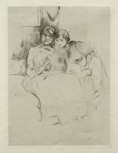 Sketching. Creator: Berthe Morisot (French, 1841-1895).