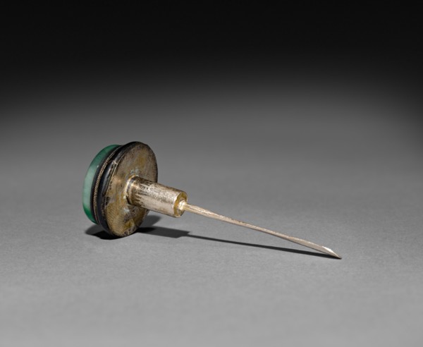 Snuff Bottle (stopper), 1644-1912. Creator: Unknown.