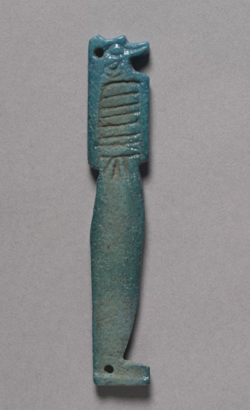 Son of Horus Amulet, 664-525 BC. Creator: Unknown.