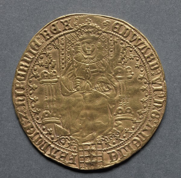 Sovereign of Thirty Shillings (obverse), 1550-1553. Creator: Unknown.