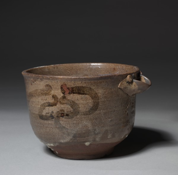 Spouted Bowl with Flower Design: Karatsu Ware, late 16th century. Creator: Unknown.