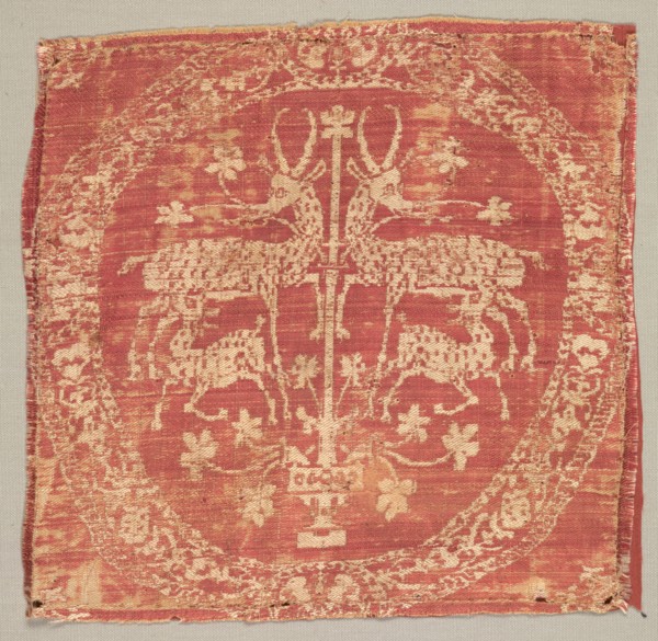 Square Ornament from a Tunic, 8th century. Creator: Unknown.