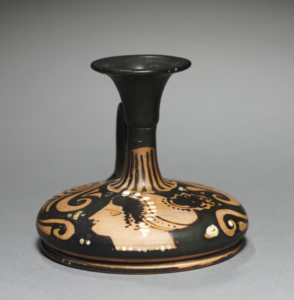 Squat Lekythos, 330-300 BC. Creator: Unknown.