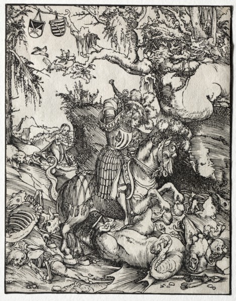 St. George Slaying the Dragon, 1500s. Creator: Lucas Cranach (German, 1472-1553).