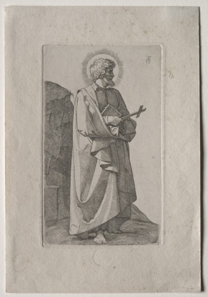 St. Philip Neri , 1826. Creator: Johann Friedrich Overbeck (German, 1789-1869); Carl Schulze.
