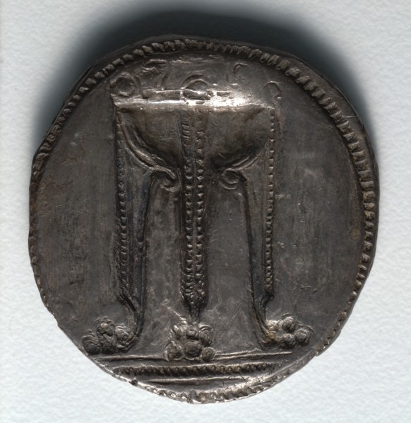 Stater: Tripod (reverse), 550-480 BC. Creator: Unknown.