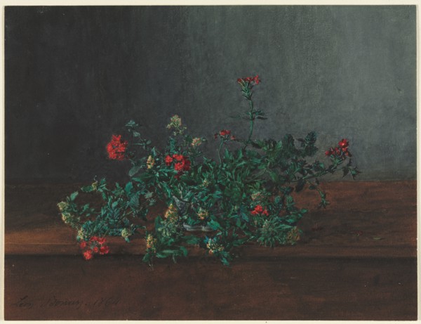 Still Life with Wild Flowers, 1864. Creator: Léon Bonvin (French, 1834-1866).
