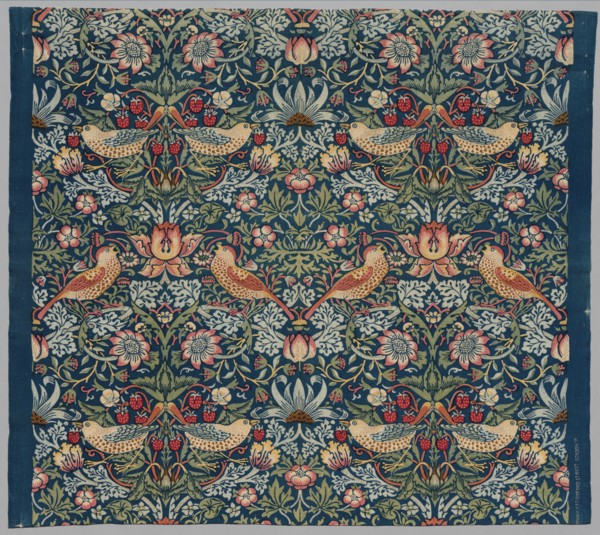 Strawberry Thief, c 1936. Creator: William Morris (British, 1834-1896).
