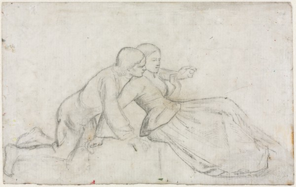 Study for "The Hireling Shepherd", 1851. Creator: William Holman Hunt (British, 1827-1910).