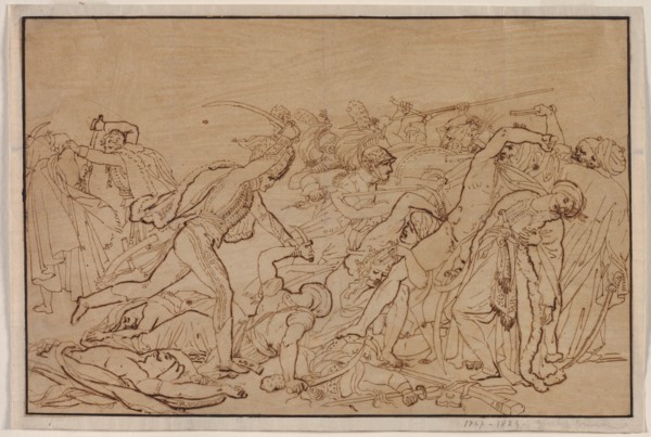 Study for The Revolt of Cairo, 1810. Creator: Anne-Louis Girodet de Roucy-Trioson (French, 1767-1824).