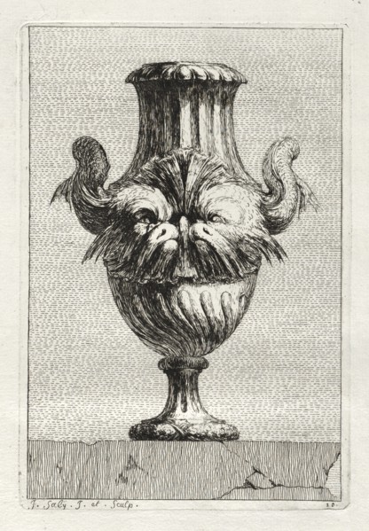 Suite of Vases: Plate 10, 1746. Creator: Jacques François Saly (French, 1717-1776).