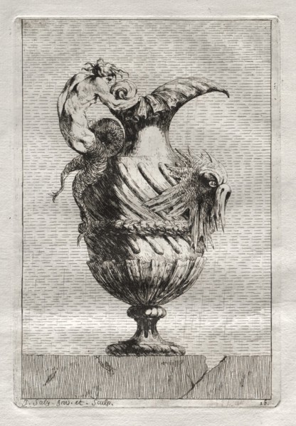 Suite of Vases: Plate 16, 1746. Creator: Jacques François Saly (French, 1717-1776).
