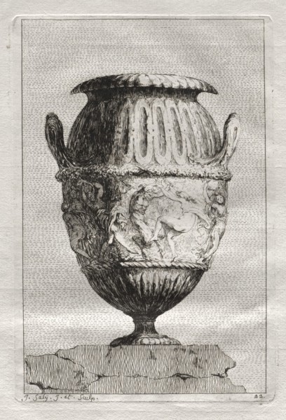 Suite of Vases: Plate 22, 1746. Creator: Jacques François Saly (French, 1717-1776).