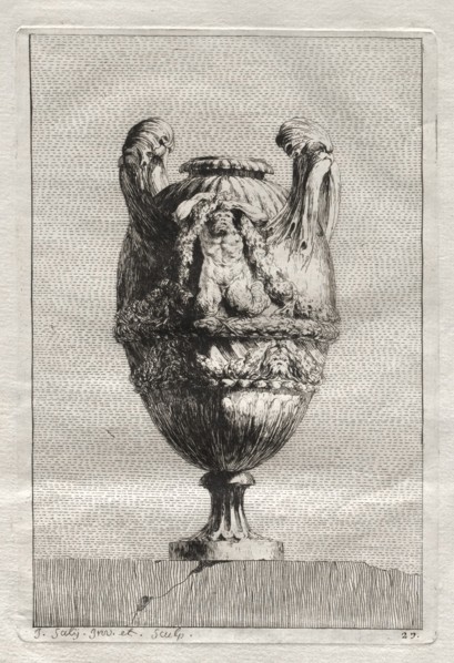Suite of Vases: Plate 27, 1746. Creator: Jacques François Saly (French, 1717-1776).