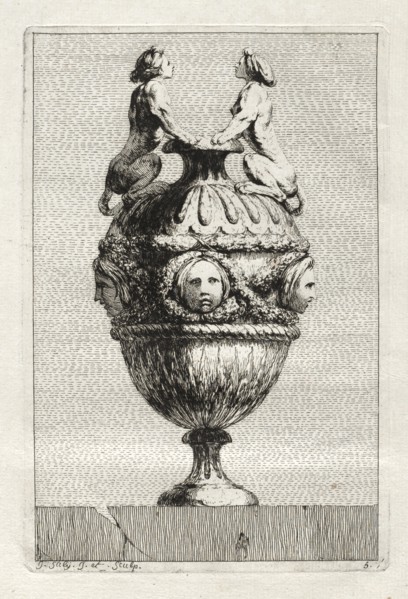 Suite of Vases: Plate 5, 1746. Creator: Jacques François Saly (French, 1717-1776).