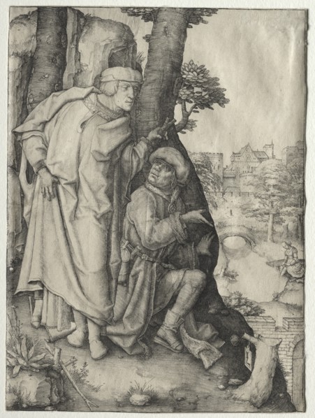 Susanna and the Two Elders, c. 1508. Creator: Lucas van Leyden (Dutch, 1494-1533).