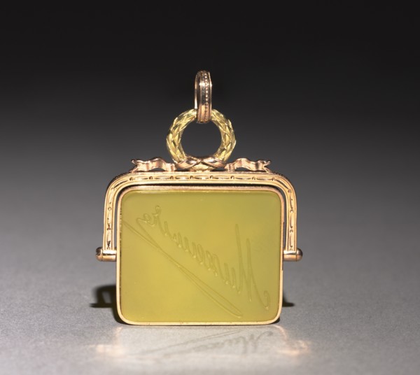 Swivel Seal, before 1896. Creator: Peter Carl Fabergé (Russian, 1846-1920), firm of ; Mikhail Evlampievich Perkhin (Russian, 1860-1903).