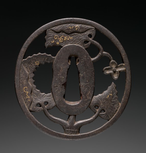 Sword Guard, second quarter of the 19th century. Creator: Masakata (Japanese).