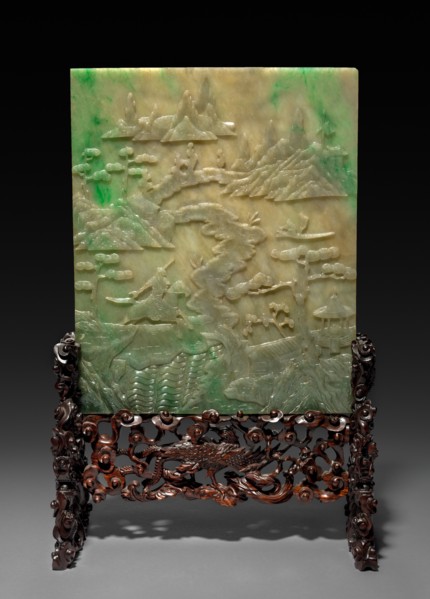 Table Screen with Stand, 1644-1912. Creator: Unknown.