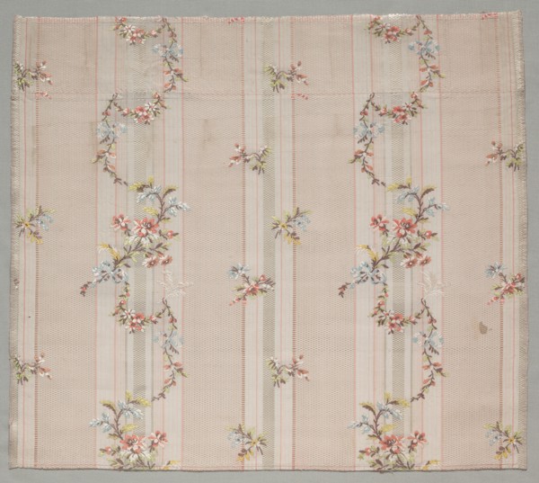 Taffeta Fragment, 1774-1793. Creator: Unknown.