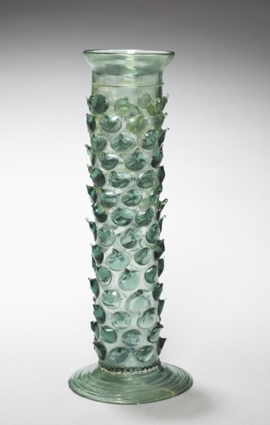 Tall Beaker with Prunts (Stangenglas), late 1400s. Creator: Unknown.