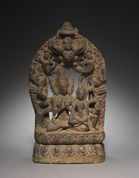 Tantric Form of Avalokiteshvara with Consort, 16th - 17th century. Creator: Unknown.