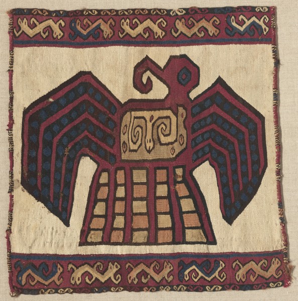 Tapestry Square Panel, c. 700-1100. Creator: Unknown.