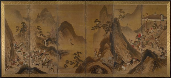 Tartars Hunting in a Mountain Landscape, first half of 1600s. Creator: Unknown.