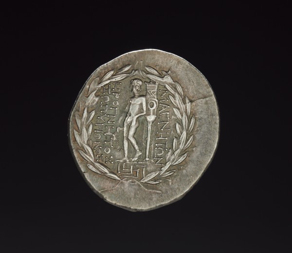 Tetradrachm Coin of Erognetos, Magistrate of Magnesia, 155-145 BC. Creator: Unknown.
