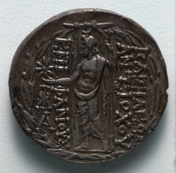 Tetradrachm: Zeus (reverse), 111-109 BC. Creator: Unknown.