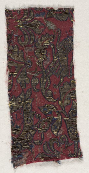 Textile Fragment, 15th century. Creator: Unknown.