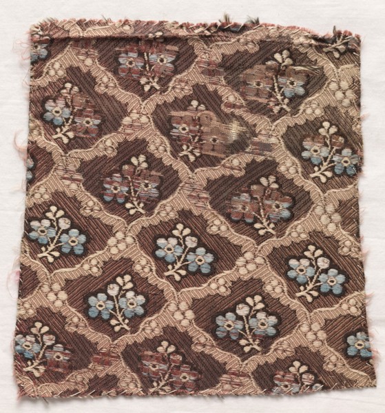 Textile Fragment, 1774-1793. Creator: Unknown.