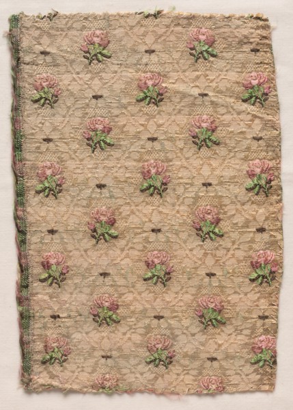 Textile Fragment, 1774-1793. Creator: Unknown.