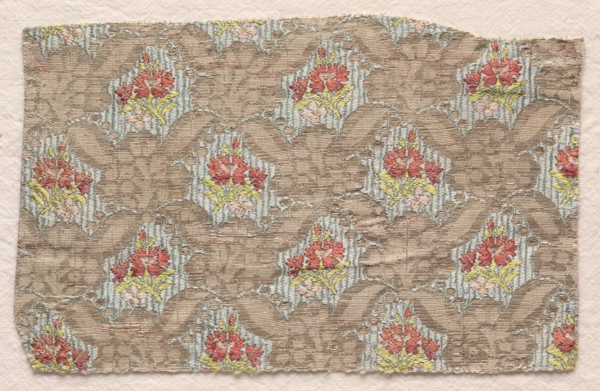 Textile Fragment, 1774-1793. Creator: Unknown.