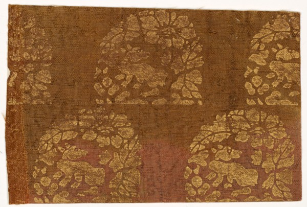 Textile Fragment, 1800s. Creator: Unknown.
