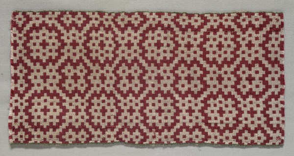 Textile Fragment, 19th century. Creator: Unknown.