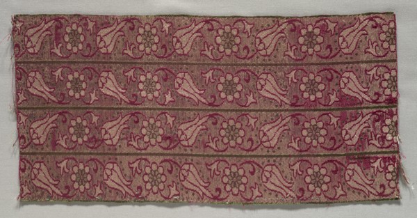 Textile Fragment, late 17th century. Creator: Unknown.