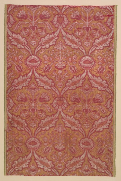 Textile with Flora, c. 1500s. Creator: Unknown.