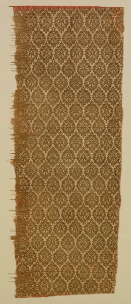 Textile with Palmettes, 1200s-1300s. Creator: Unknown.