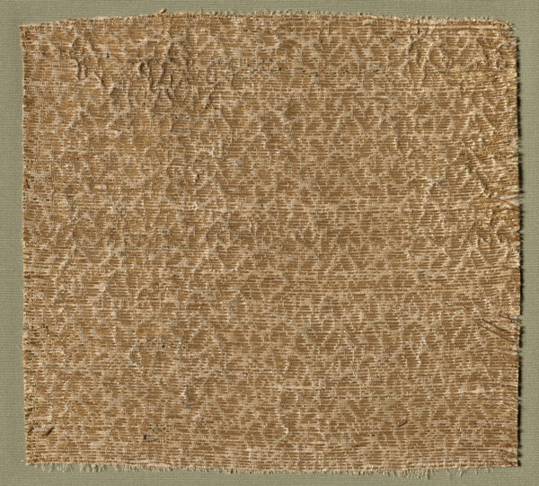 Textile with Tiny Leaves, 1275-1350. Creator: Unknown.