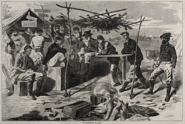 Thanksgiving in Camp, 1862. Creator: Winslow Homer (American, 1836-1910).