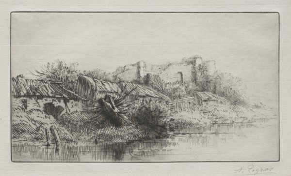 The Abandoned Village. Creator: Alphonse Legros (French, 1837-1911).