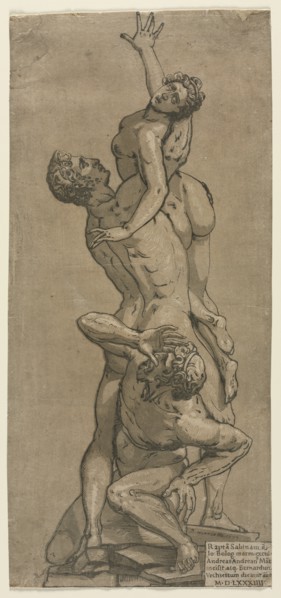 The Abduction of a Sabine Woman. Creator: Andrea Andreani (Italian, about 1558-1610).
