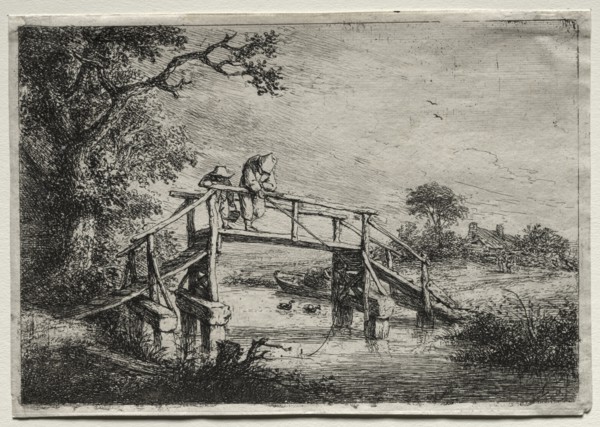 The Anglers. Creator: Adriaen van Ostade (Dutch, 1610-1684).